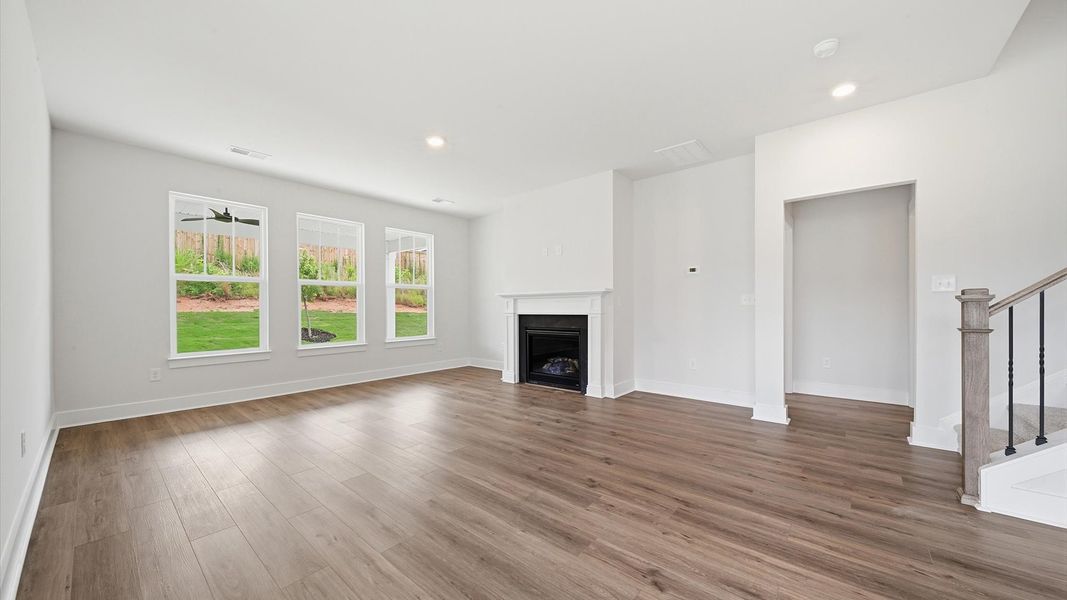 Furnished interior view inside a new home in Creeks at Midway, Anderson (Image 11).