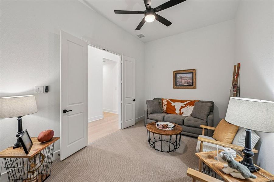 Furnished interior view inside a new home in Ridge Crossing, Waxahachie (Image 31).
