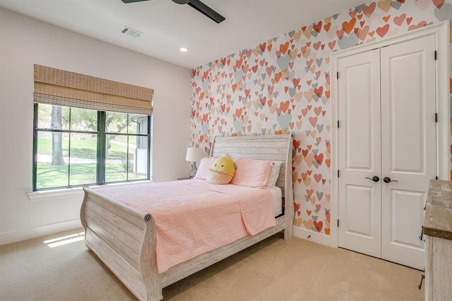 Furnished interior view inside a new home in , Aledo (Image 28).