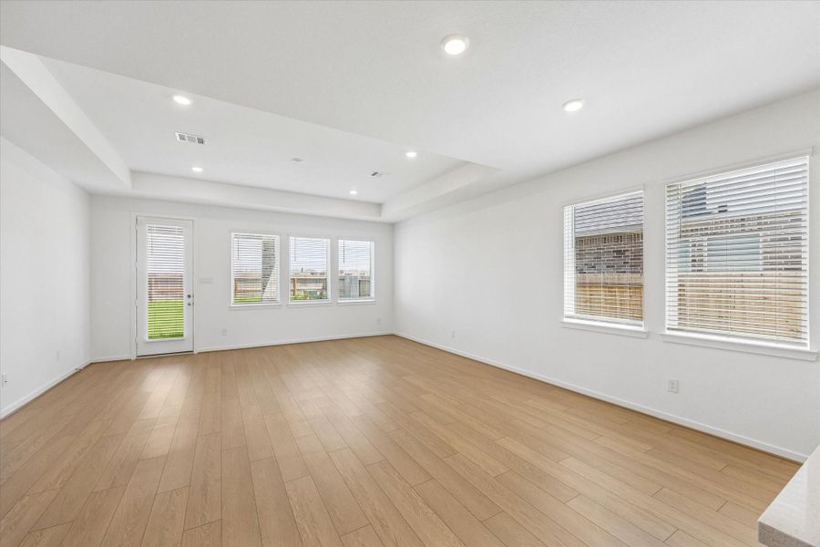 Spacious, unfurnished interior of a new home in Bridge Creek 45s and 50s, Cypress (Image 37).