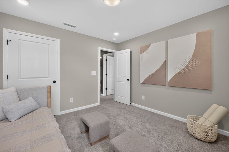 Furnished interior view inside a new home in The Ridge Townhomes, Monroe (Image 24).