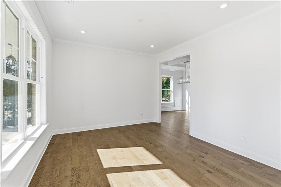 Spacious, unfurnished interior of a new home in The Estates at Hurricane Pointe, Douglasville (Image 21). Spacious, unfurnished interior of a new home in The Estates at Hurricane Pointe, Douglasville (Image 21).