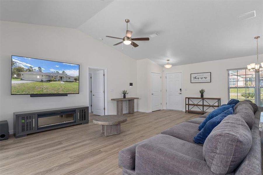 Furnished interior view inside a new home in , Weeki Wachee (Image 16).