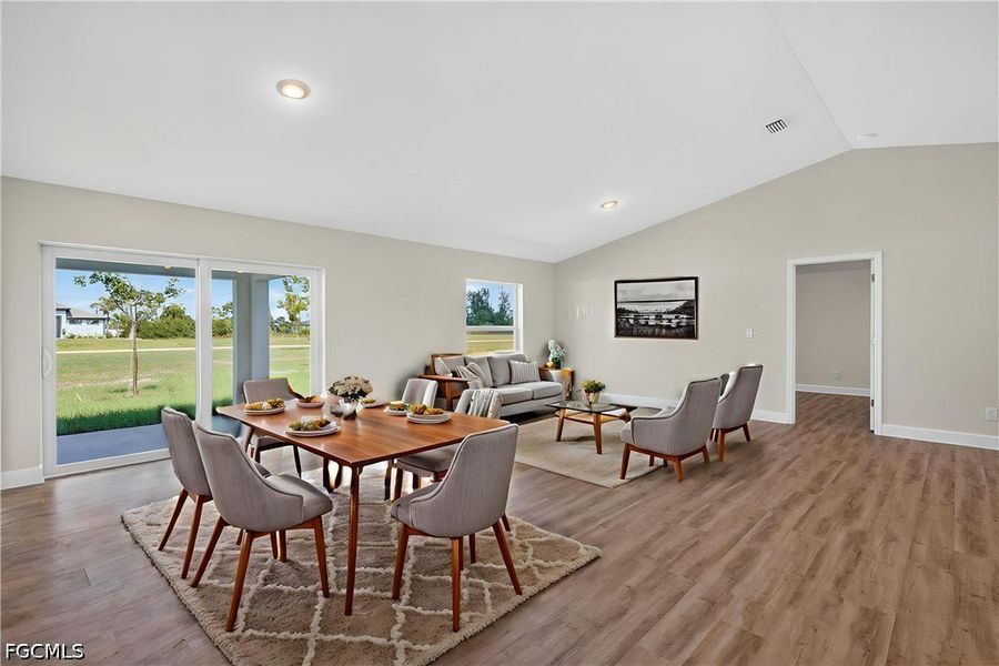 Furnished interior view inside a new home in Cape Coral, Cape Coral (Image 5).
