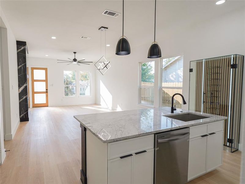 Furnished interior view inside a new home in , Dallas (Image 6). Furnished interior view inside a new home in , Dallas (Image 6).