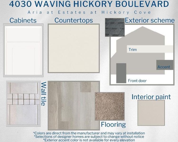 Aria - Colors For This Home Aria - Colors For This Home