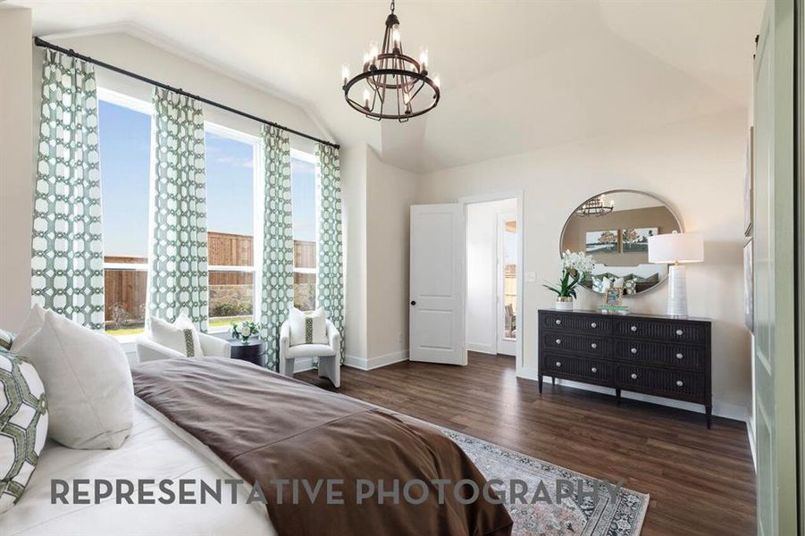 Furnished interior view inside a new home in Sonoma Verde, McLendon-Chisholm (Image 9).