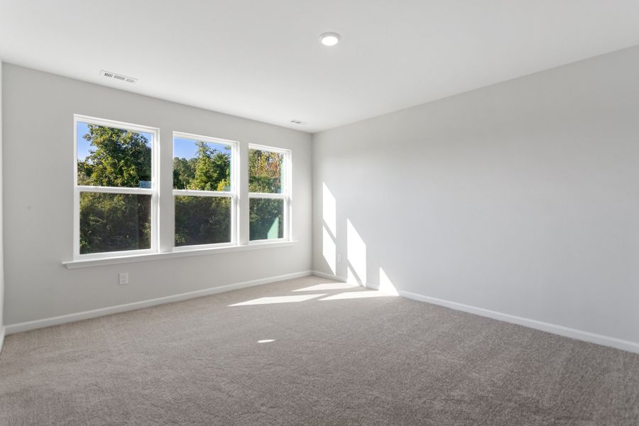 Spacious, unfurnished interior of a new home in Renaissance at White Oak, Garner (Image 19). Spacious, unfurnished interior of a new home in Renaissance at White Oak, Garner (Image 19).
