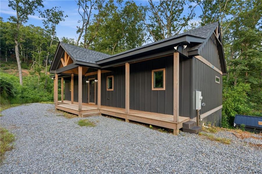 Exterior details and patio area of a home in , Talking Rock (Image 15). Exterior details and patio area of a home in , Talking Rock (Image 15).