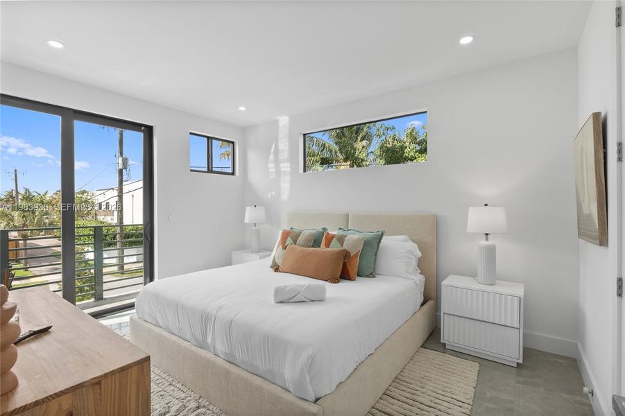 Furnished interior view inside a new home in , Fort Lauderdale (Image 42).