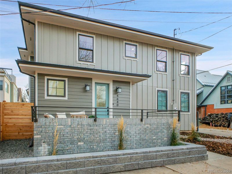 Exterior details and patio area of a home in , Denver (Image 2).