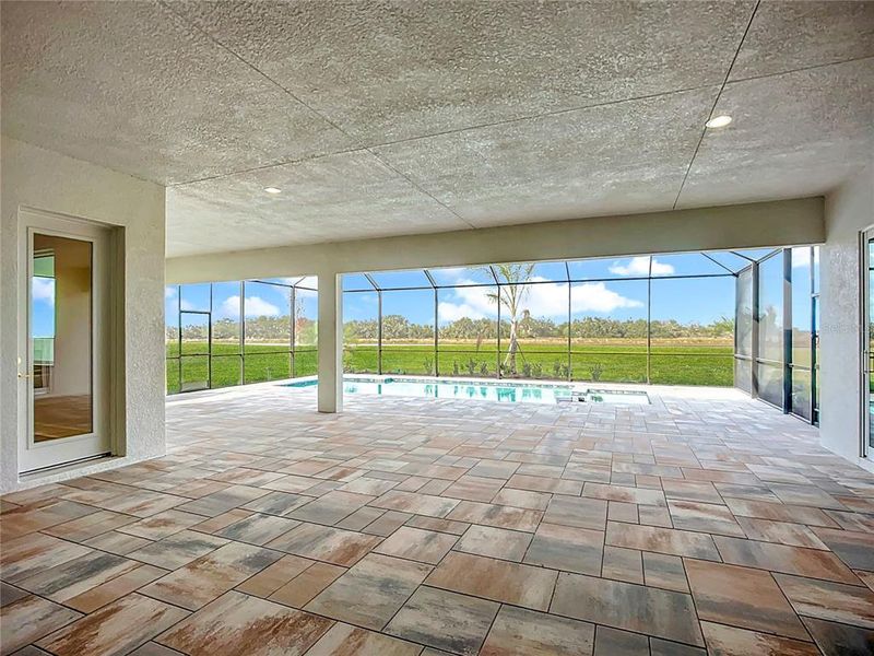 Exterior details and patio area of a home in Hampton Lakes, Sarasota (Image 31). Exterior details and patio area of a home in Hampton Lakes, Sarasota (Image 31).