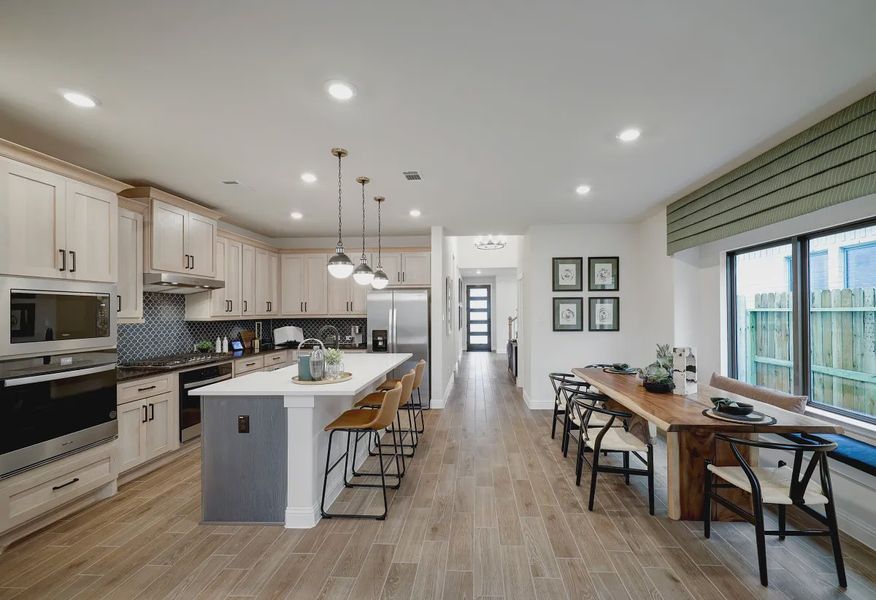 Plan 3059 kitchen/dining - staged - 5 of 19
