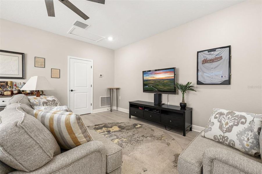 Furnished interior view inside a new home in Hartwood Landing, Clermont (Image 50).