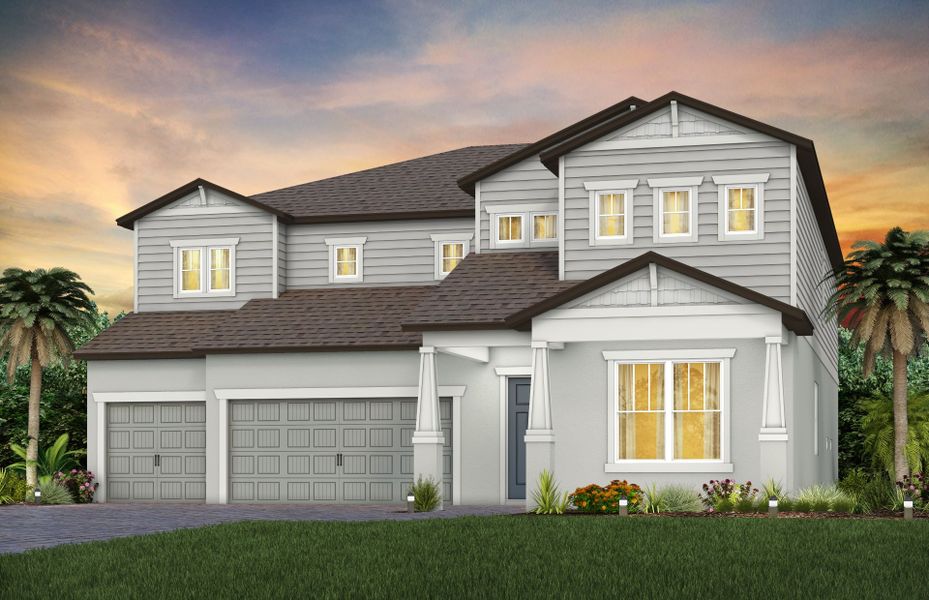 Image 4 representing the Roseland by Pulte Homes in Hawks Reserve, Riverview, FL.