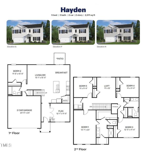 Hayden MLS floor plan