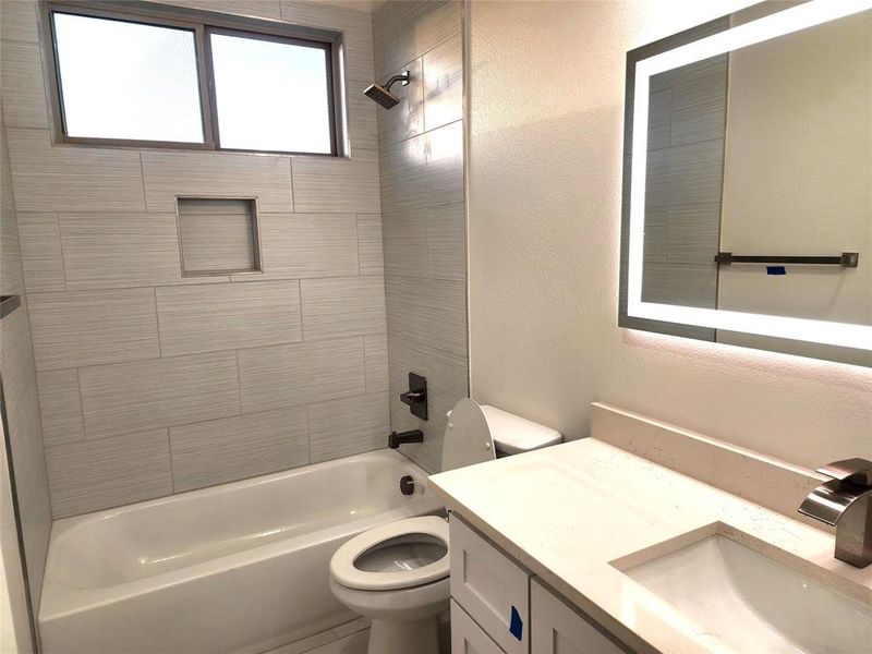 3rd Bathroom with Lighted Mirror