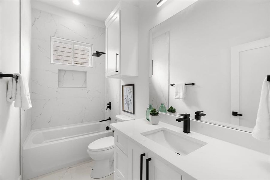 Furnished interior view inside a new home in , Dallas (Image 27). Furnished interior view inside a new home in , Dallas (Image 27).