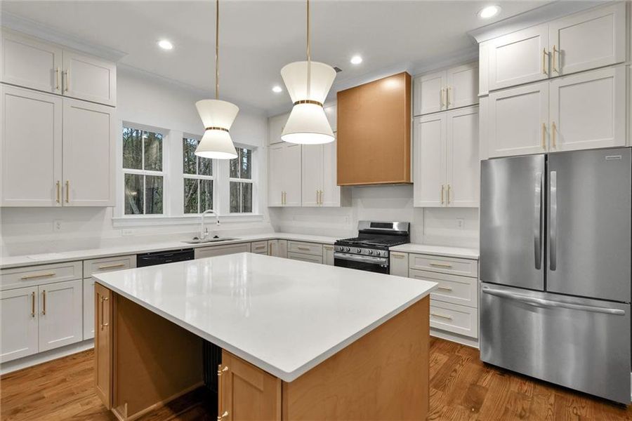 Furnished interior view inside a new home in , Atlanta (Image 8).