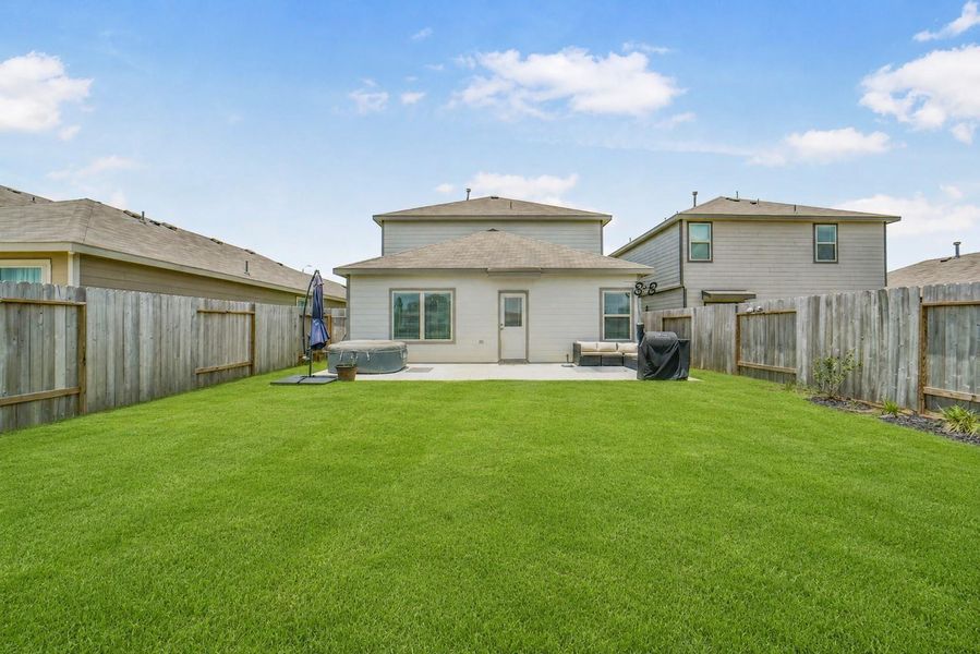 Exterior details and patio area of a home in Binford Creek, Waller (Image 30). Exterior details and patio area of a home in Binford Creek, Waller (Image 30).