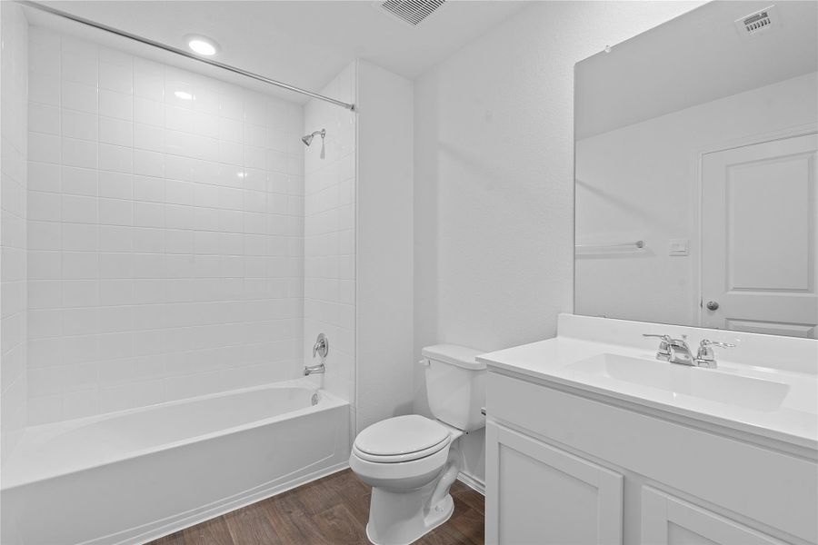 Furnished interior view inside a new home in Valverde, Bastrop (Image 9).