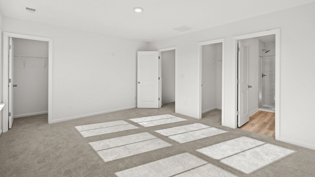 Furnished interior view inside a new home in Seabreeze Crossing, Little River (Image 12).