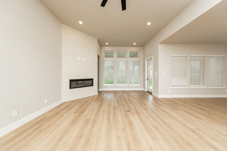 Enjoy a seamless flow between the living area and kitchen, perfect for entertaining.