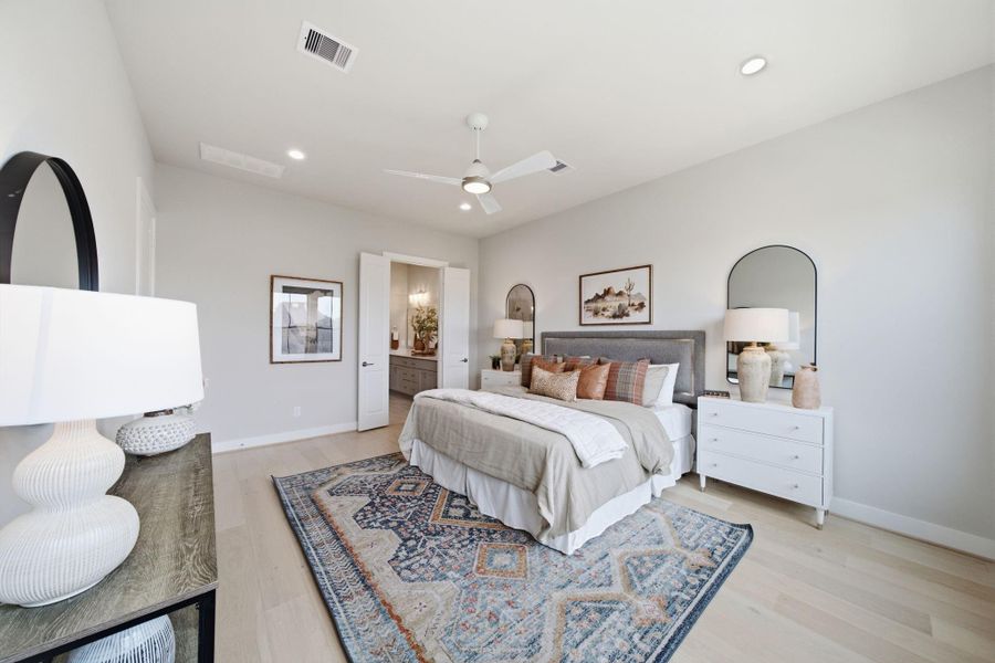 Furnished interior view inside a new home in Spring Valley Creek, Houston (Image 14). Furnished interior view inside a new home in Spring Valley Creek, Houston (Image 14).
