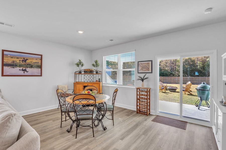 Furnished interior view inside a new home in , Yemassee (Image 9). Furnished interior view inside a new home in , Yemassee (Image 9).