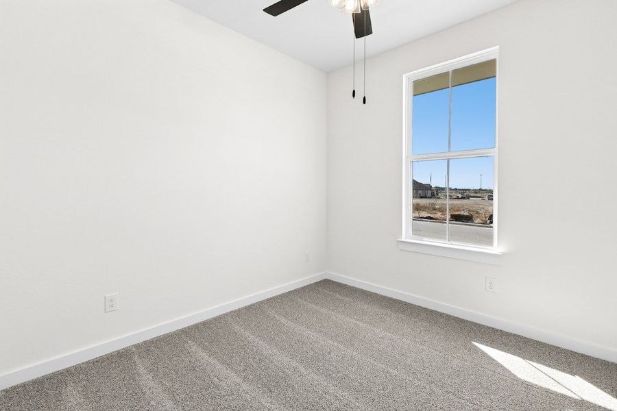 Spacious, unfurnished interior of a new home in Mayfair, New Braunfels (Image 32). Spacious, unfurnished interior of a new home in Mayfair, New Braunfels (Image 32).