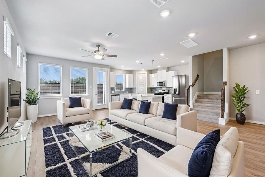 Photo is not of the actual home, but is an inspirational photo of builder’s model home and may depict options, furnishings, and/or decorator features that are not included