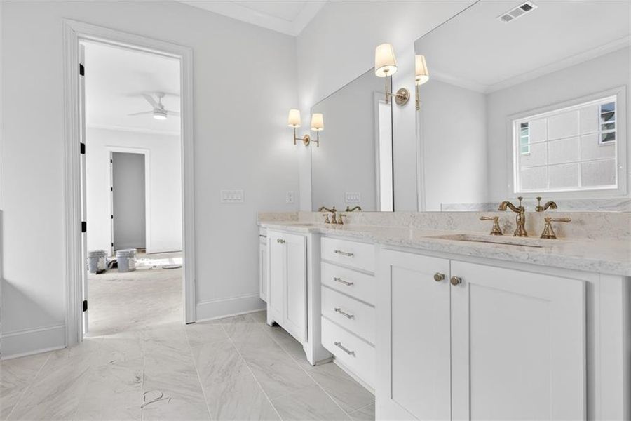 Furnished interior view inside a new home in , Suwanee (Image 13). Furnished interior view inside a new home in , Suwanee (Image 13).