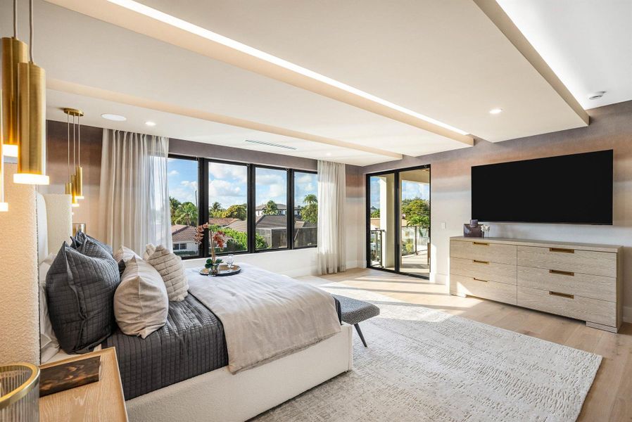 Furnished interior view inside a new home in , Boca Raton (Image 20).