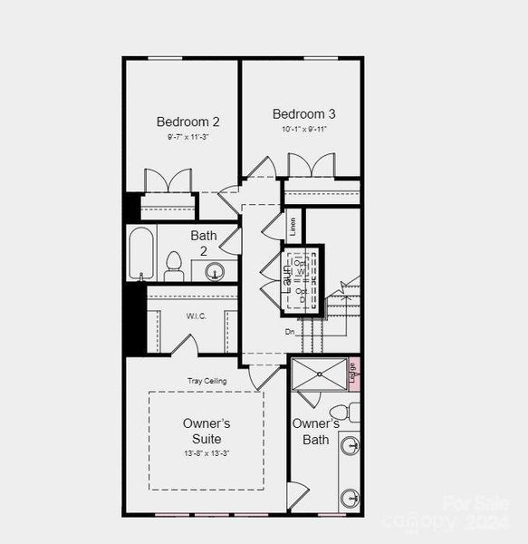 Structural options added include; Gourmet kitchen and ledge in primary shower