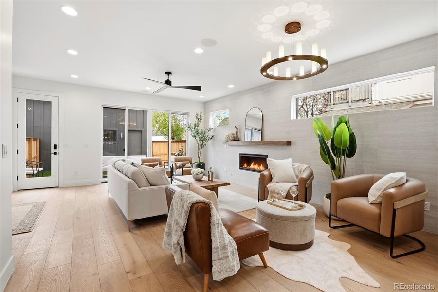 Furnished interior view inside a new home in , Denver (Image 12).