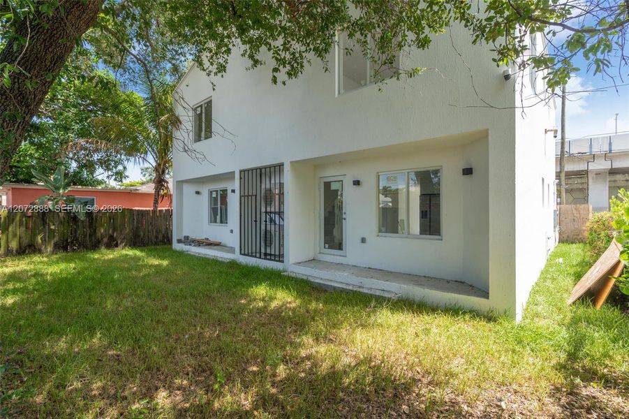 Exterior details and patio area of a home in , Miami (Image 4). Exterior details and patio area of a home in , Miami (Image 4).