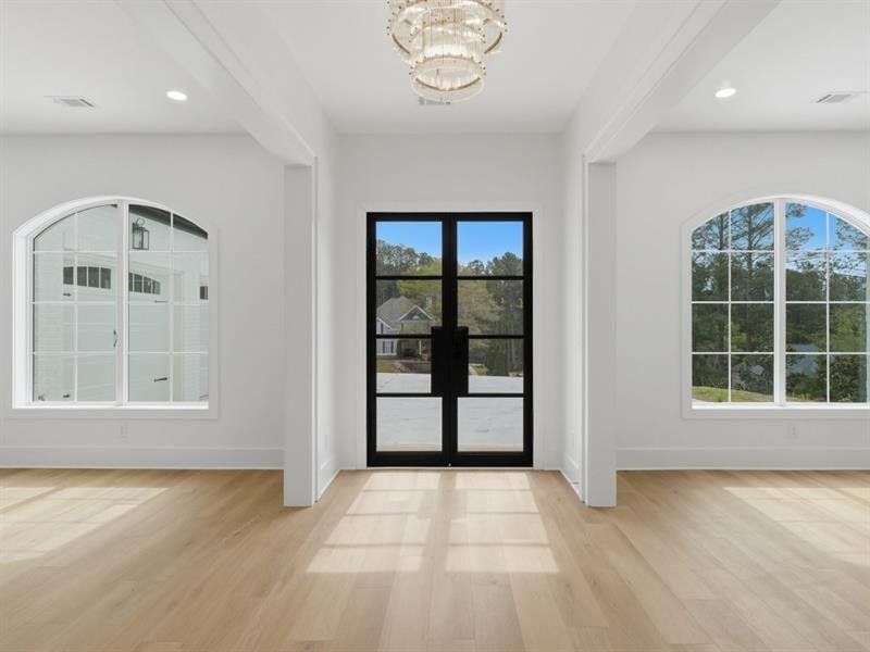 Spacious, unfurnished interior of a new home in , Canton (Image 49).