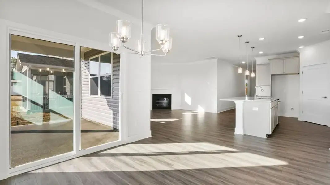 Representative unfurnished interior of a home built from the Bristol by D.R. Horton in Spring Ridge Reserve, Anderson (Image 32).