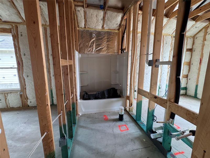 In-progress construction of a new home in Willow Springs, Creedmoor, TX (Image 25). In-progress construction of a new home in Willow Springs, Creedmoor, TX (Image 25).