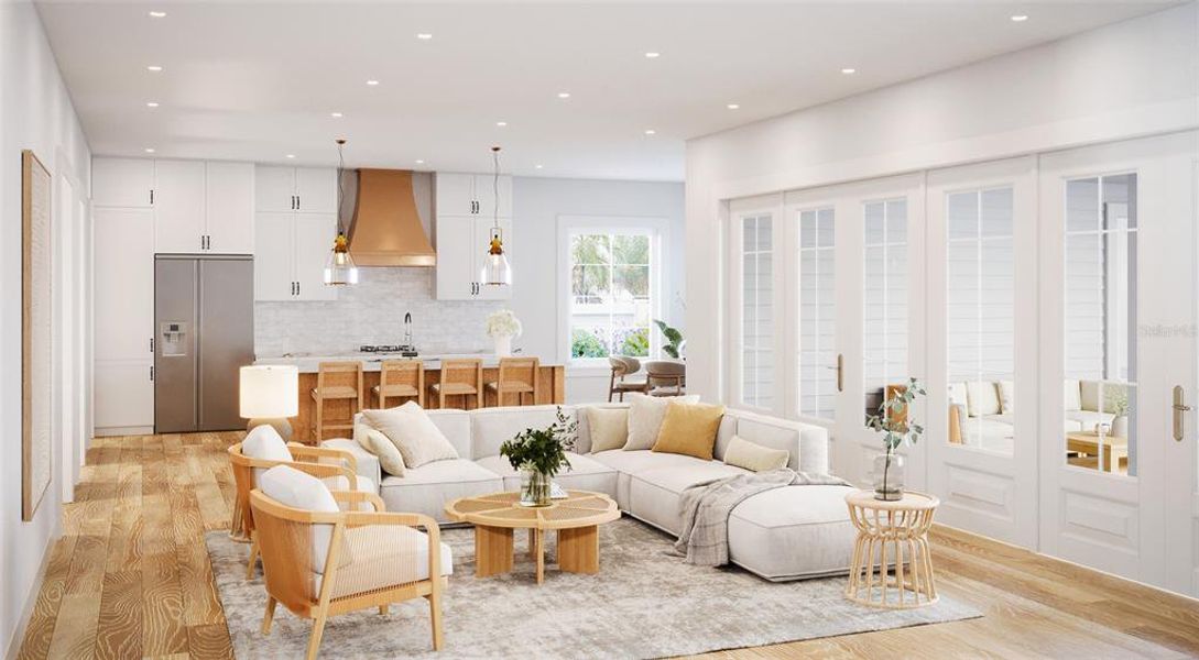 Furnished interior view inside a new home in , Tampa (Image 5).