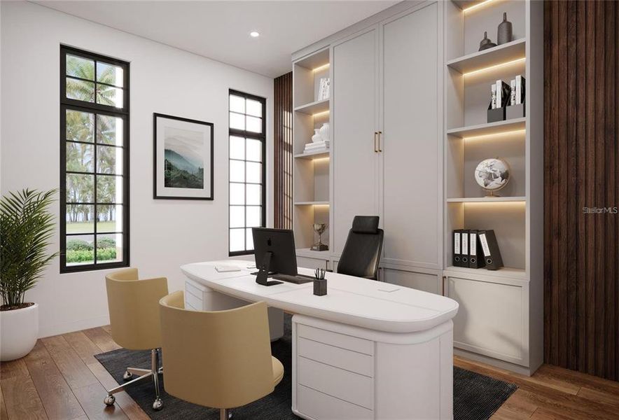 Furnished interior view inside a new home in , Sarasota (Image 7).