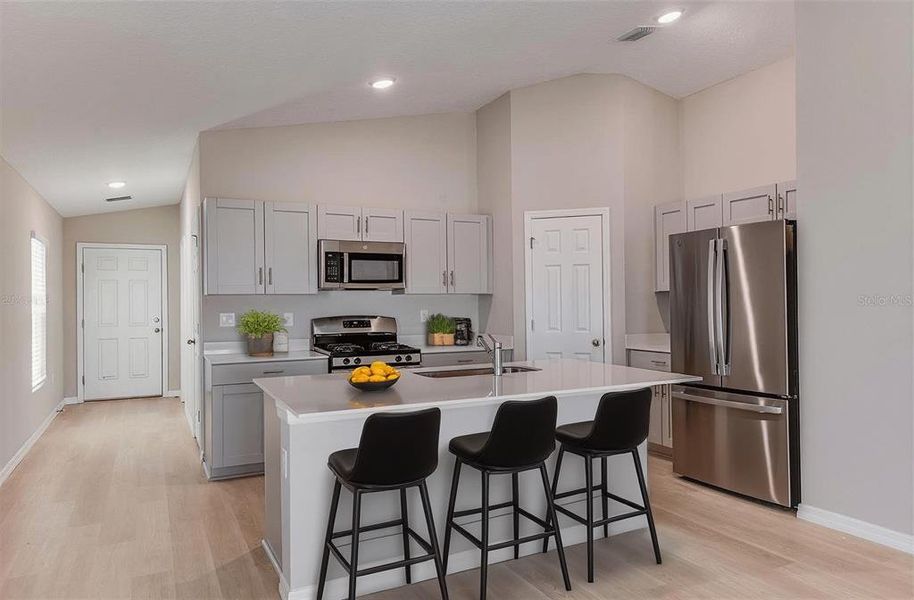 Furnished interior view inside a new home in , Haines City (Image 18).