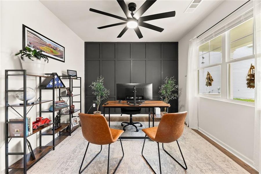 Furnished interior view inside a new home in , Dawsonville (Image 35).