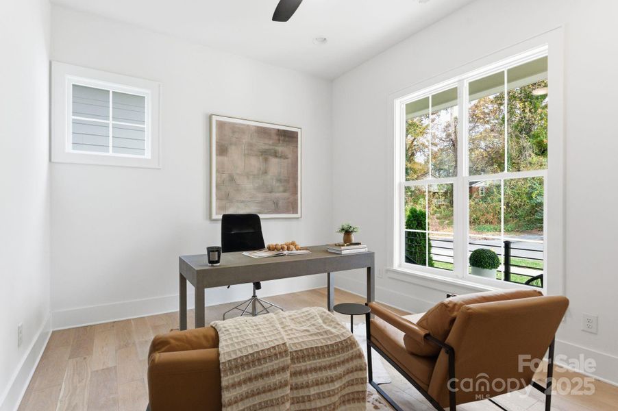 Furnished interior view inside a new home in , Charlotte (Image 11).