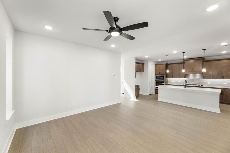 Spacious, unfurnished interior of a new home in Terrace Collection at Harvest, Argyle (Image 14).