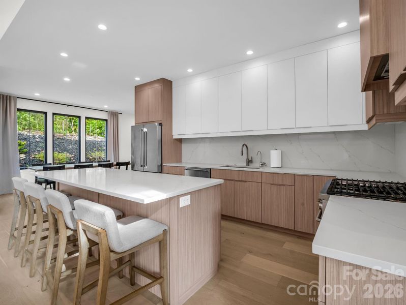 Furnished interior view inside a new home in , Hendersonville (Image 34).