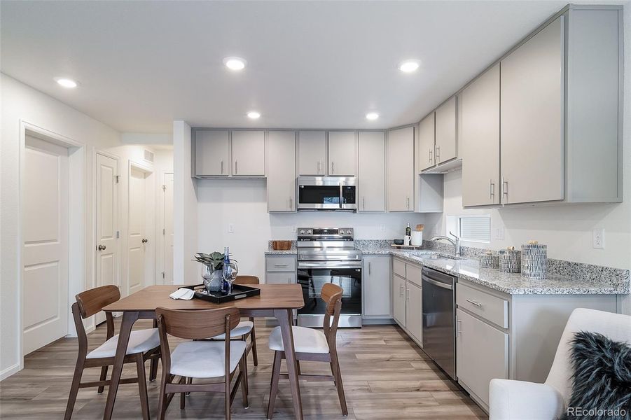 Furnished interior view inside a new home in Muegge Farms, Bennett (Image 13).