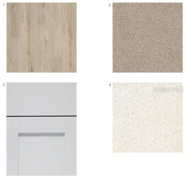 Sample of building materials used in homes in Waterstone, Groveland (Image 4).