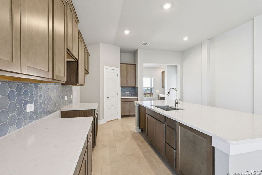 Furnished interior view inside a new home in Legendary Trails - Premier Series, Cibolo (Image 11).