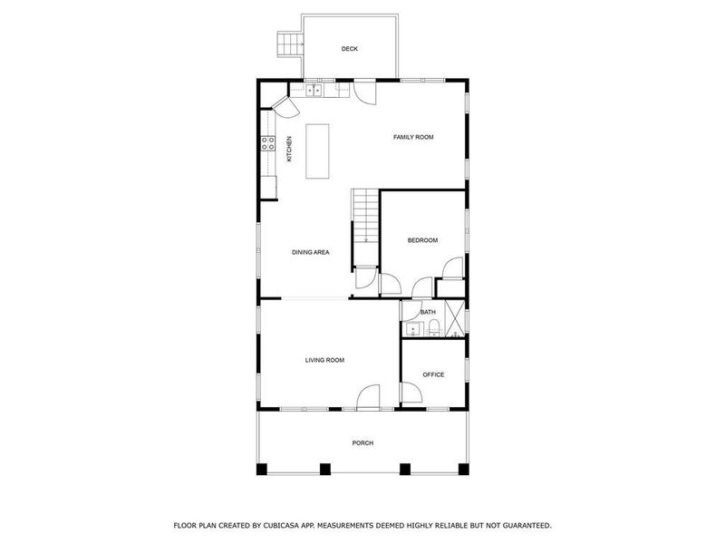 2D floor plan layout of this home in , Pine Lake, GA (Image 6).